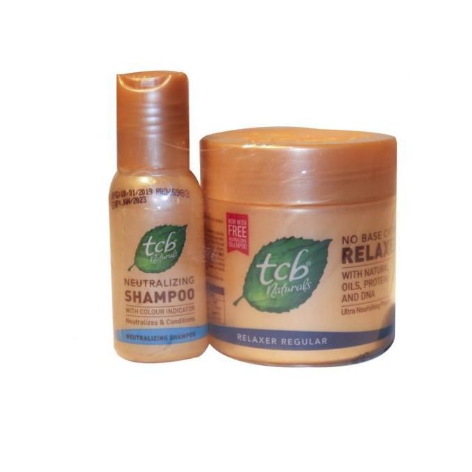 TCB Naturals Neutralizing Shampoo & No Base Cream Relaxer