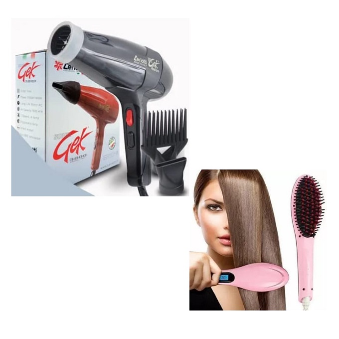 Ceriotti Super GEK -3800 Commercial Electric Hair Blow Dryer + Electric Hair Comb Brush