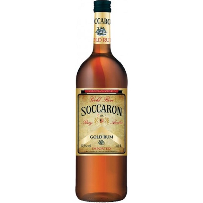 Soccaron Gold Rum - 1Ltr
