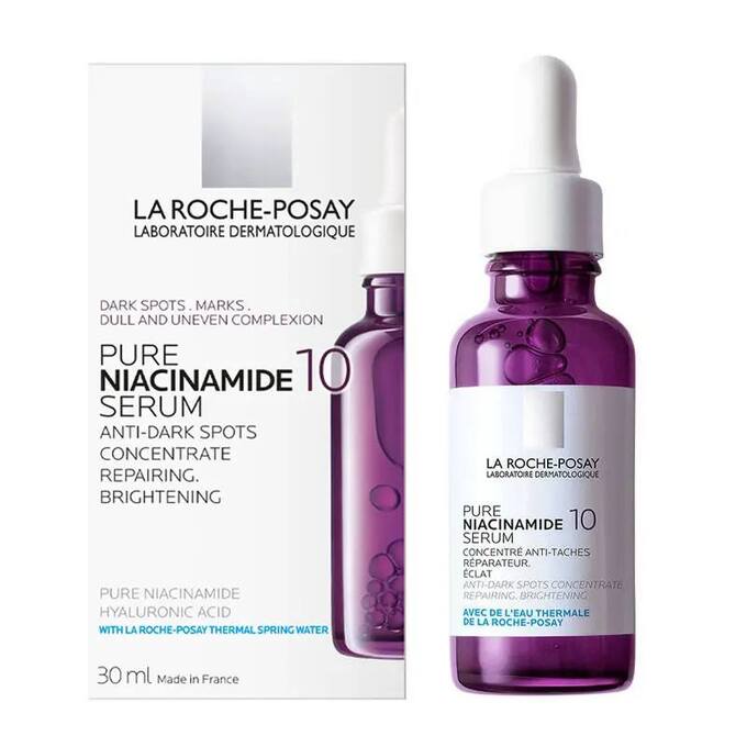 La Roche Posay PURE NIACINAMIDE 10 Anti Marks, Dark Spots, Brightening & Repairing Face SERUM.
