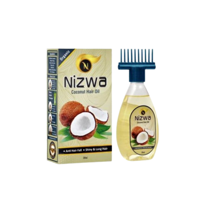 Nizwa Coconut & Jojoba Hair Oil. Grows hair into Long & Shiny & Prevent hairfall