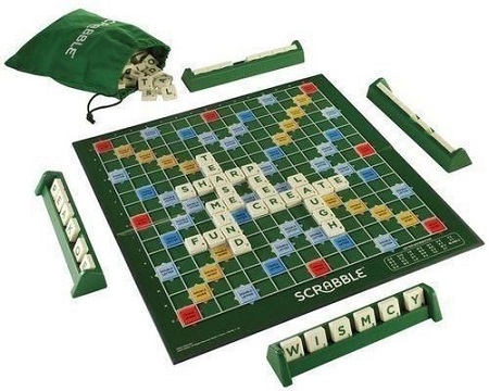 Scrabble Word Game Green