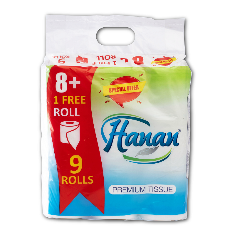 Hanan Toilet Rolls Eight Pack(8x6s)