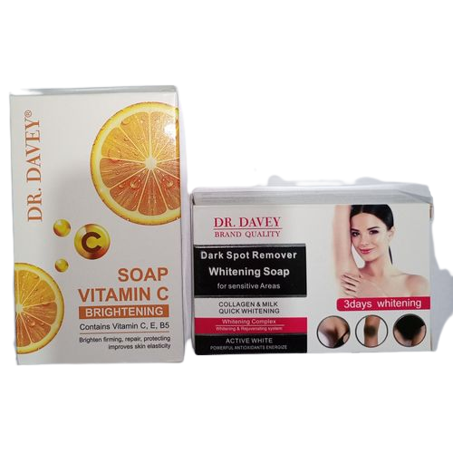 Dr. Davey Vitamin C Soap - 100gms + Dark Spot Remover Soap, 100g