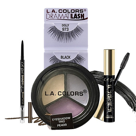 L.A. Colors + L.A. GIRL Eye Combo