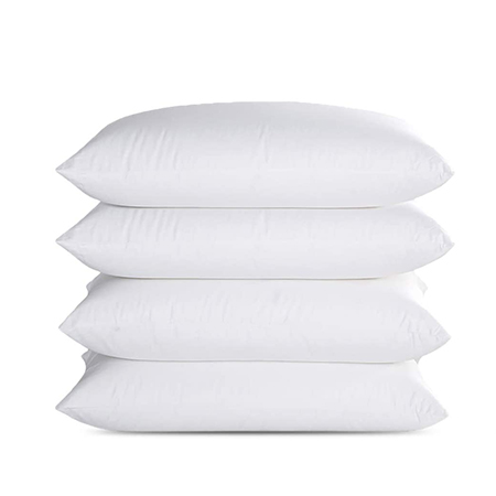 Fiber Hollow Pillow 750gms (each) 4 Pieces In 1 Set- White