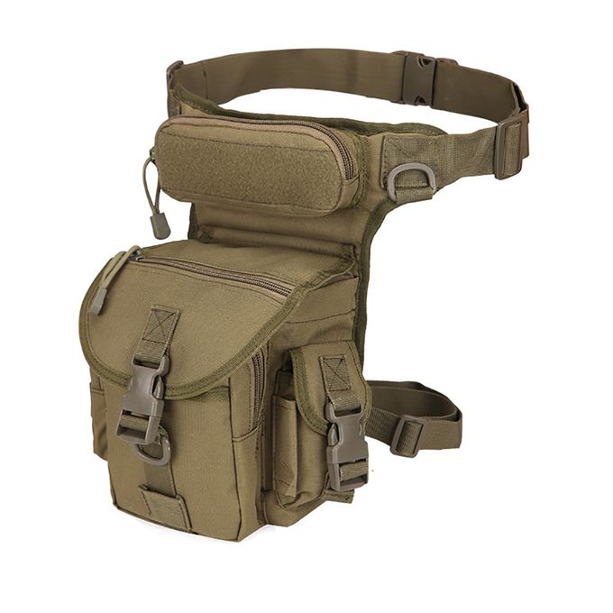 Generic Waterproof Nylon Men Army Camouflage Leg Bag