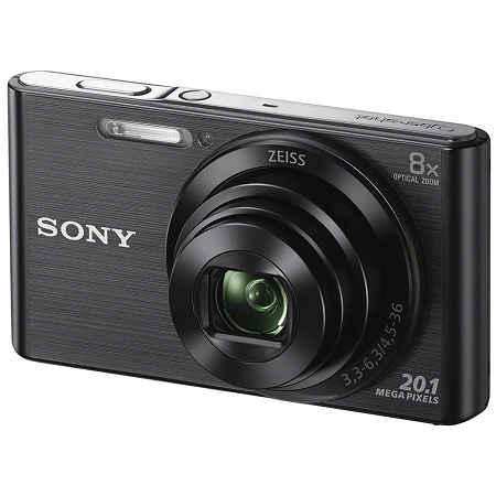 Sony DSC-W830 - Cybershot Digital Camera - 20.1MP - 6x Optical zoom - Black
