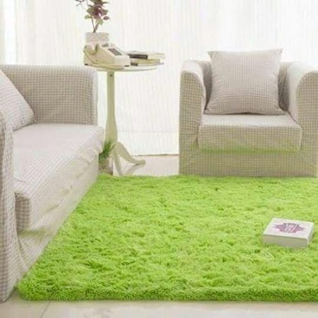 Fluffy Smooth Home, Bedroom or Living Room Carpet Rug