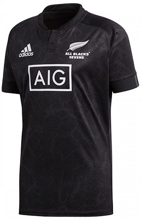 New Zealand All Blacks 7's Replica Rugby Jersey 2018 - Black