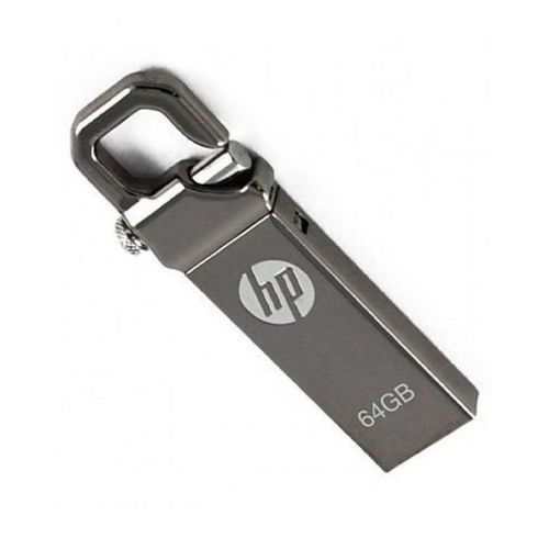 HP Flash Disk With Clip - 64GB - Silver