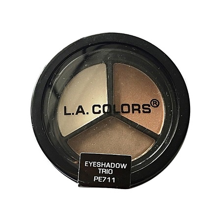L.A. Colors Eyeshadow Trio - White Ice/Bronzed Beauty/Chocolate BrownieWhite Ice/Bronzed Beauty/Chocolate Brownie