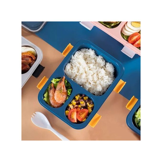 Electric Lunch Box - White & Blue