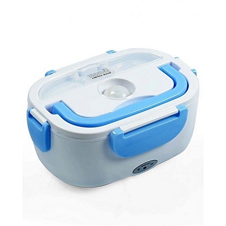 Electric Lunch Box - White & Blue