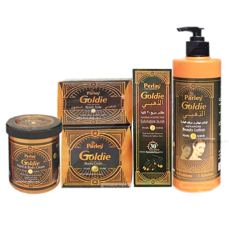 Parley Goldie Advanced Beauty Set Face Scrub, Face Cream, Body Lotion, Soap, Body and Hand Cream