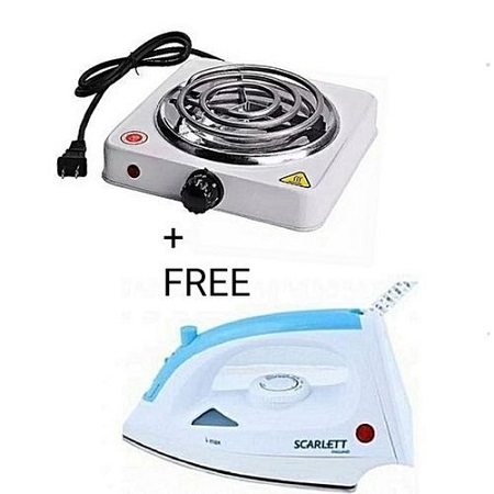 Electric cooker + FREE STEAM IRON BOX
