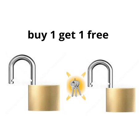 Tri cyclic Padlock Number 263- Buy One, Get One Free