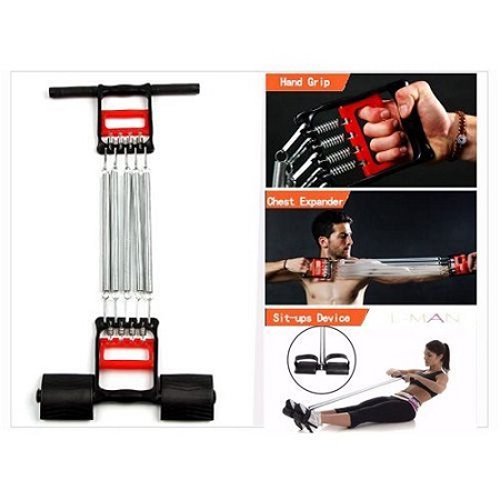 Home Fitness Equipment Chest Expander And Tummy Trimmer 5-Calibrated Spring