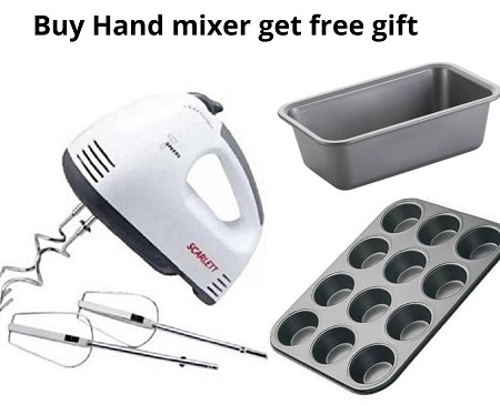 Buy a Portable Scarlet Portable Super Handmixer and Get a FREE Gift